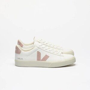 VEJA Campo Leather Sneakers White Babe Women's US7 NEW